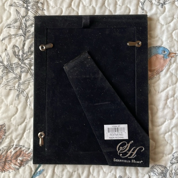 VTG Sheffield Home Pewter Picture Frame for 5 x 7 Picture - Picture 4 of 6